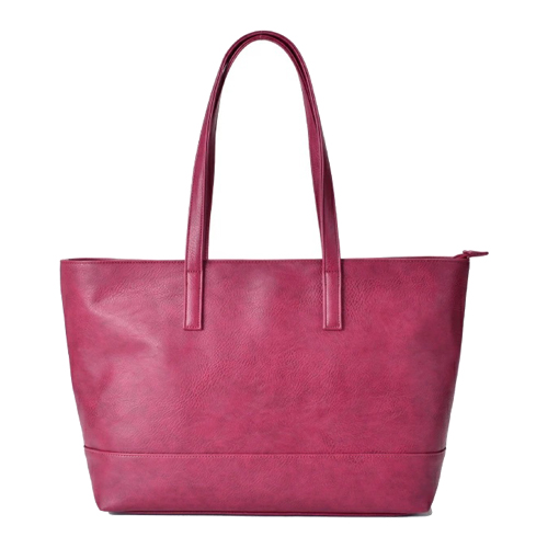 Leather bag for women working and shoping use