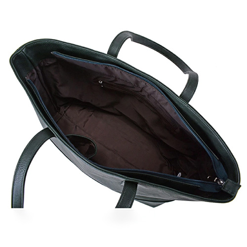 Leather bag for women working and shoping use